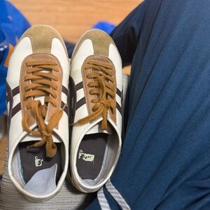 Onitsuka tiguer White and Brown Sneakers